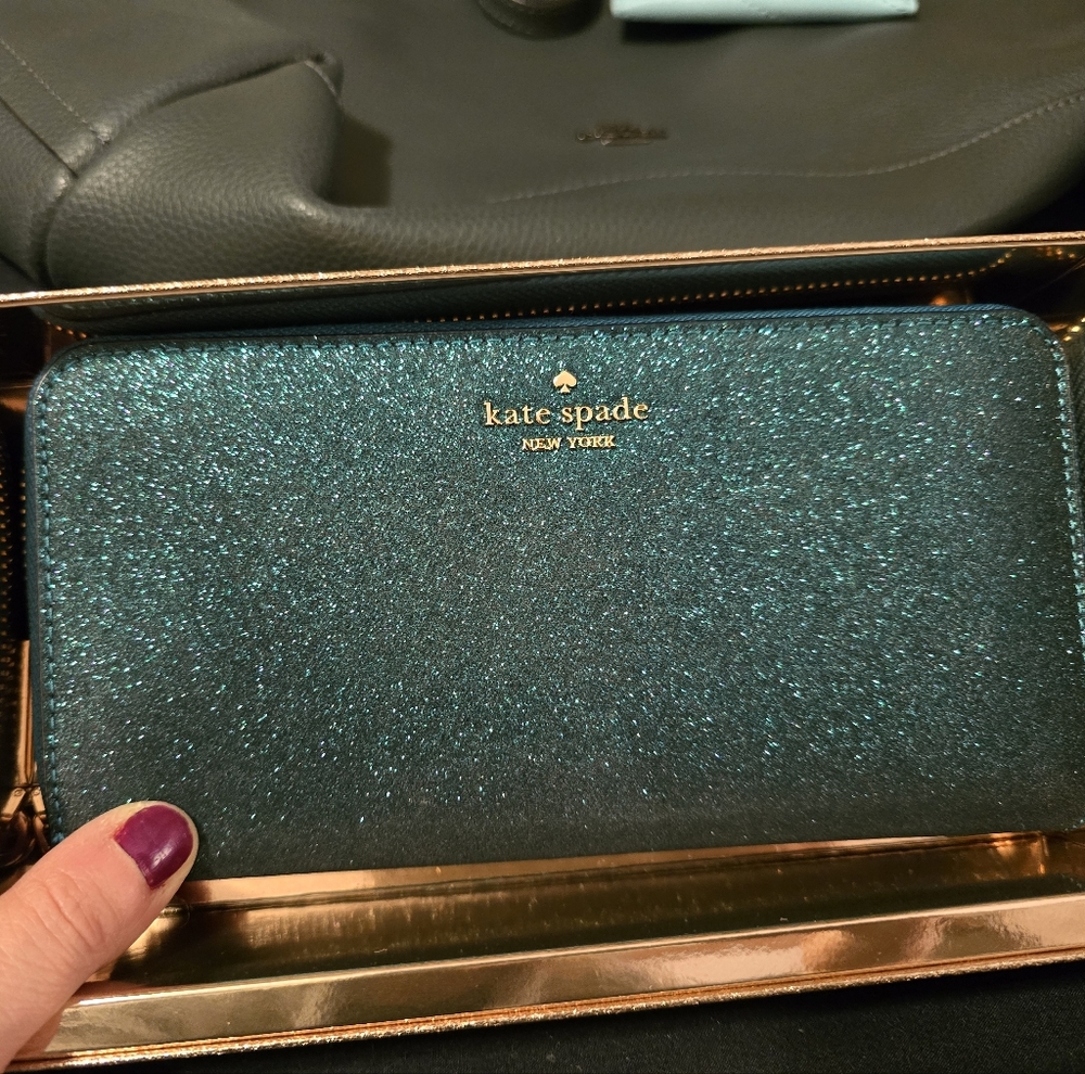 Emerald Kate Spade wallet